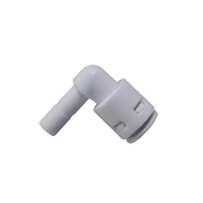 Coude en plastique raccords de filtre à eau L tuyau connecteur rapide 1/4