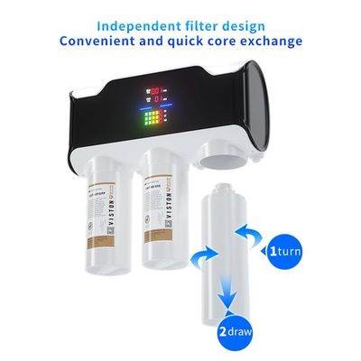 Surveillance TDS du purificateur d'eau alcalin par osmose inverse Smart LCD 800 GPD