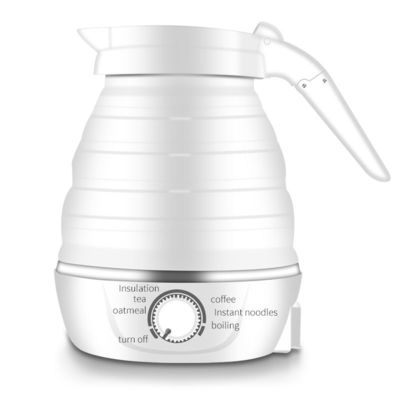Mise hors tension automatique se pliante de la bouteille 0.6L 800w d'hydrogène de bouilloire électrique de voyage