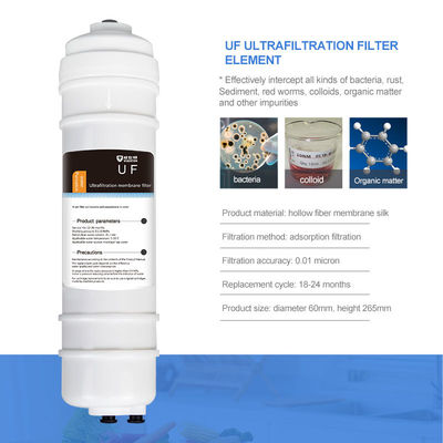 Fibre creuse connexion rapide de filtre à membrane d'ultrafiltration UF de 0,01 micron