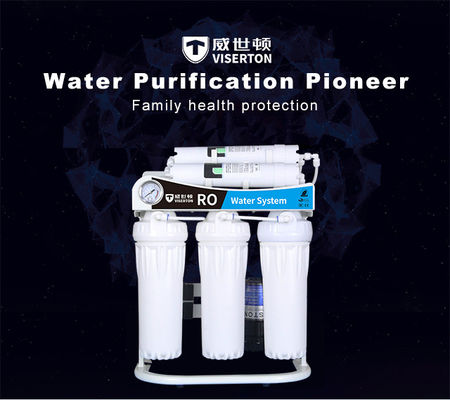 Grand filtre à eau du flux 7000L pour sous le robinet d'évier cinq étapes