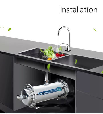 Purificateur d'eau en acier inoxydable composite de cuisine 500 l/h