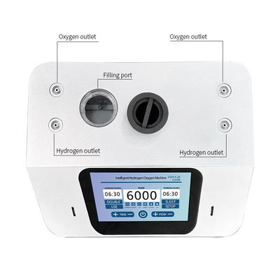 Générateur PEM 6000 ml/min Machine d'inhalation d'hydrogène avec écran tactile Style personnalisable