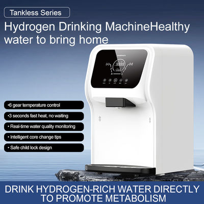 Distributeur d'eau chaude instantanée sans réservoir à eau alcaline multifonctionnelle de 2200w avec une concentration d'hydrogène de 2000 à 2500 pb