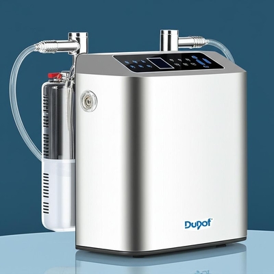 Machine d'inhalation d'hydrogène à logo personnalisable avec débit élevé de 6000 ml par minute et membrane d'échange de protons DuPont