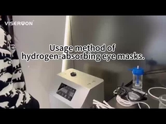 Ceci est l' opération de connexion du masque oculaire d' inhalation d' hydrogène
